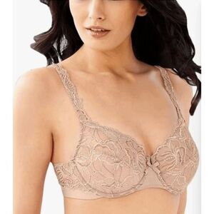 Bali Lift NWT size 40D nude lace underwire bra style 6543